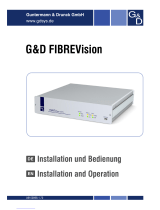 Guntermann & Drunck FIBREVision-MC2 Bedienungsanleitung