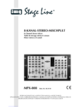 IMG Stage Line MPX-808 Benutzerhandbuch