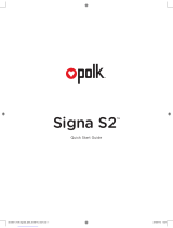 Polk Mono Signa S2 Schnellstartanleitung