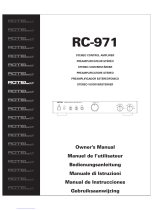 Rotel RC-971 Benutzerhandbuch