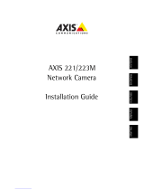 Axis AXIS 223M Installationsanleitung