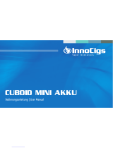 InnoCigs CUBOID MINI AKKU Benutzerhandbuch