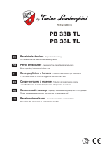 Tonino Lamborghini PB 33B TL Operating Instructions Manual