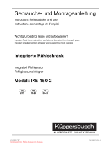 Küppersbusch IKE 150-2 Instructions For Installation And Use Manual