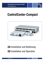 Guntermann & Drunck ControlCenter-Compact-80C Bedienungsanleitung