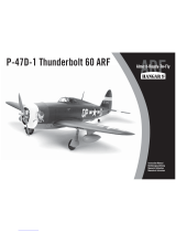 Hangar 9 P-47D-1 Thunderbolt 60 Benutzerhandbuch