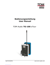TOM-Audio TG-100 eTour Benutzerhandbuch