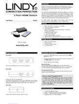 Lindy 3 Port HDMI Switch Benutzerhandbuch