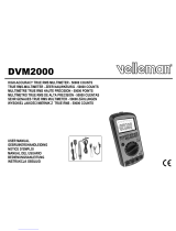 Velleman DVM2000 Benutzerhandbuch