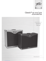 Peavey Classic 50 212/410 Guitar Amplifier Benutzerhandbuch