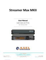 Axel Streamer Max MKII Benutzerhandbuch