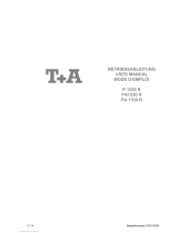 T+A P 1260 R Benutzerhandbuch