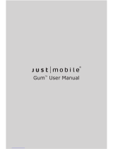 Just Mobile Gum Benutzerhandbuch