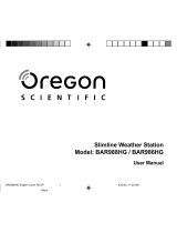Oregon Scientific BAR986HG Benutzerhandbuch