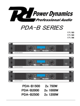 Power Dynamics PDA-B2500 Bedienungsanleitung