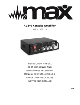 MaxMusic AV340 Bedienungsanleitung