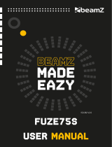 Beamz Fuze75S Spot 75W LED Moving Head  Bedienungsanleitung