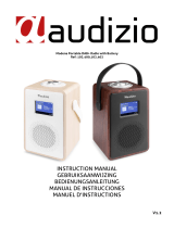 audizio Modena Portable DAB+ Radio Bedienungsanleitung