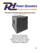 Power Dynamics PDY218S Bedienungsanleitung