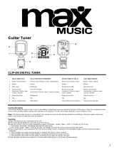 MaxMusic GigKit Electric Guitar Pack Bedienungsanleitung