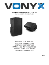 Vonyx 170.377 VSA Passive Speaker Bedienungsanleitung