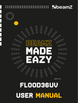 Beamz FLOOD36UV LED UV Flood Light Benutzerhandbuch