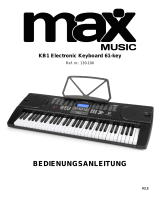 MaxMusic KB1 Electronic Keyboard 61-Keys Bedienungsanleitung