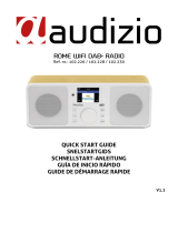 audizio Rome WIFI Internet Stereo DAB+ Radio Wood Schnellstartanleitung