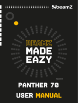 Beamz Panther 70 LED Spot Moving Head  Bedienungsanleitung