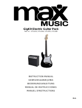 max MUSIC GigKit Electric Guitar Pack Red Bedienungsanleitung
