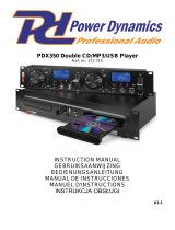 Power Dynamics PDX350 Bedienungsanleitung