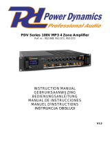 Power Dynamics PDV120MP3 Bedienungsanleitung