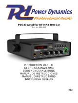 Power Dynamics PDC30 Bedienungsanleitung
