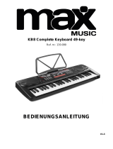 MaxMusic KB8 Electronic Keyboard 49-keys Bedienungsanleitung