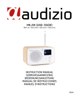 audizio Milan DAB+ Radio Bedienungsanleitung