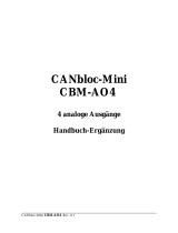 ESD CAN-CBM-AO4 Bedienungsanleitung