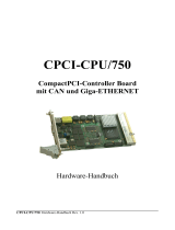 ESD CPCI-CPU/750 CPCI-CPU/AddOn Bedienungsanleitung