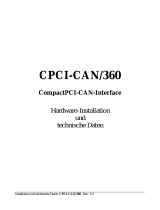 ESD CAN-CPCI/360 Bedienungsanleitung