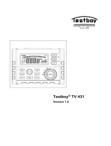 TESTBOY TV 431 Benutzerhandbuch