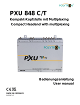 POLYTRON PXU 848 C/T Multiplexing compact headend Bedienungsanleitung