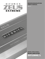 Hifonics Zxt13000/1 Ultra Class D Digital Mono Benutzerhandbuch