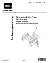 Toro Power Box Rake Attachment Benutzerhandbuch