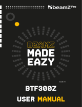 Beamz Pro BTF300Z Zoom 300W LED Light Benutzerhandbuch