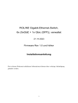 Roline Gigabit Ethernet Switch, 6x (5xGbE + 1x Gbic(SFP)), managed Benutzerhandbuch