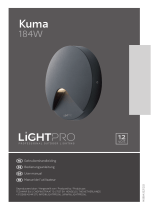 LightPro 184W Kuma LED Wall Light Fixture Benutzerhandbuch
