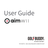 Golfbuddy aim W11 Benutzerhandbuch