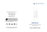 Grandstream GWN7664LR High-Performance Outdoor Long-Range Wi-Fi 6 Access Point Installationsanleitung