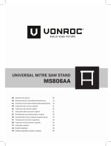 Vonroc MS806AA Universal Mitre Saw Stand Bedienungsanleitung