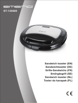 Emerio ST-120889 Sandwich Toaster Benutzerhandbuch
