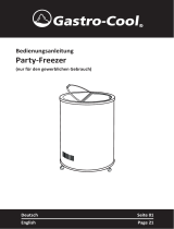 Gastro-Cool GCPF80 Party Freezer Benutzerhandbuch